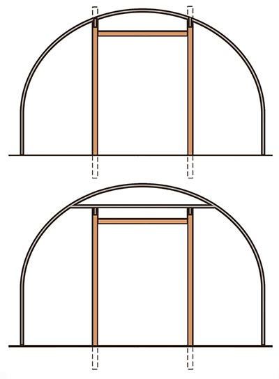 domestic end door frame