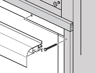 sliding door track